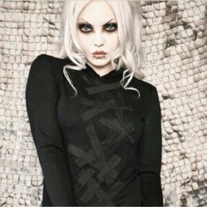 Heavy Red Aphotic Bewitching Hoodie